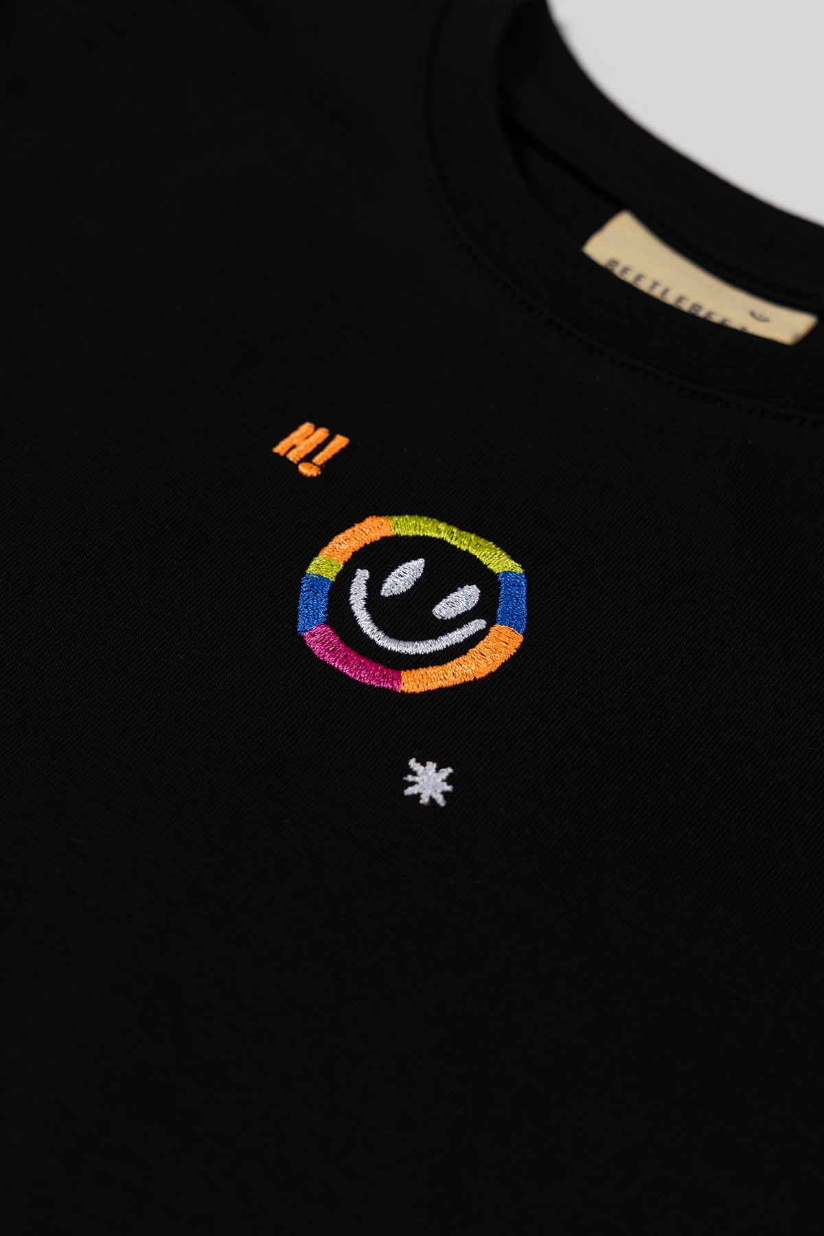 Hi Smiley T-Shirt - Black