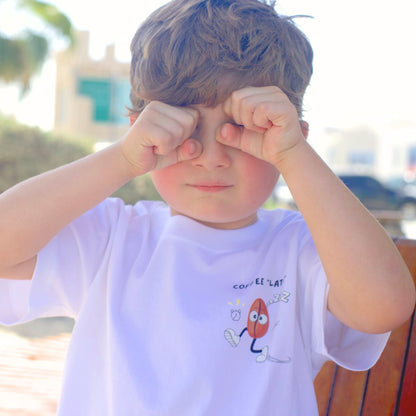 Coffee Late Kids T-Shirt