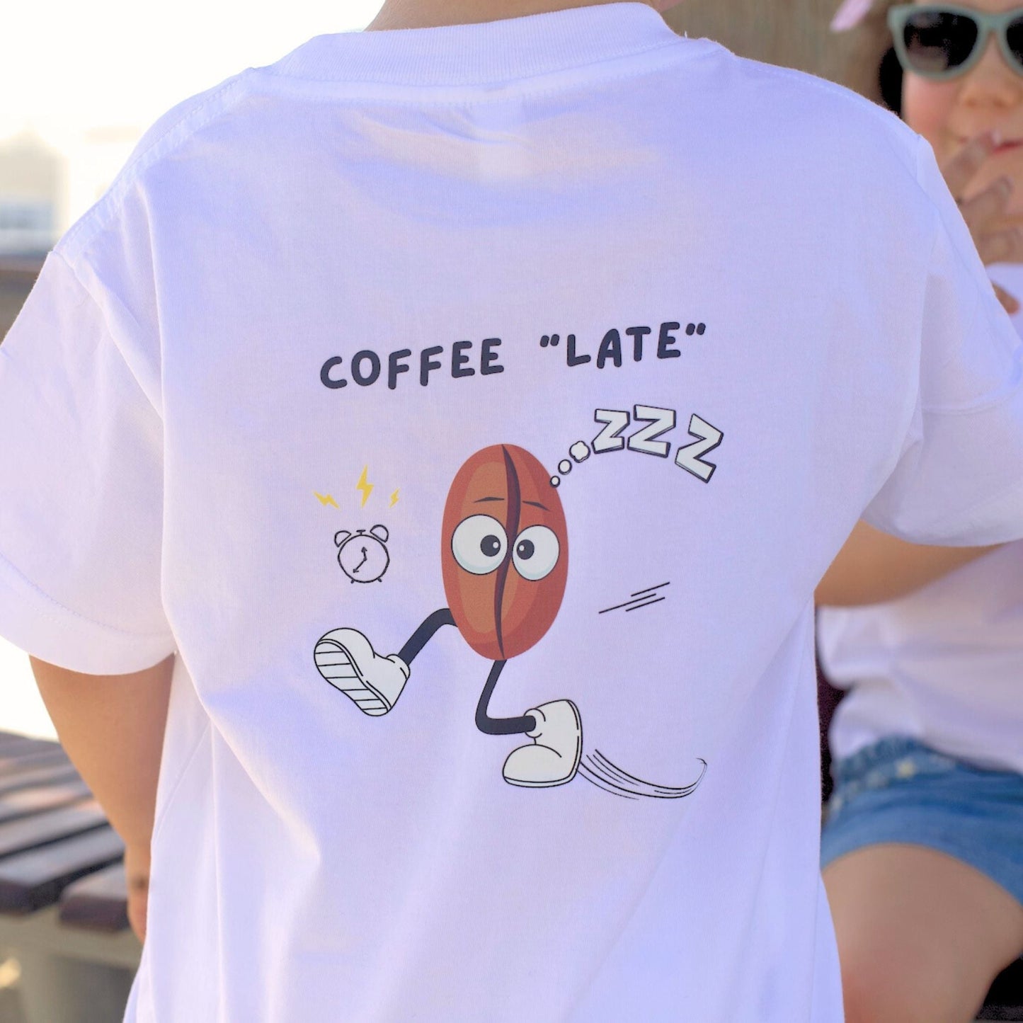 Coffee Late Kids T-Shirt