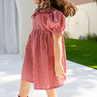 Noelia Dress - Burgundy