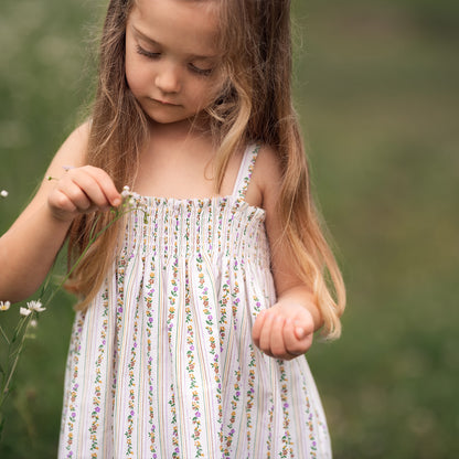 Vertical Flowers Dress
