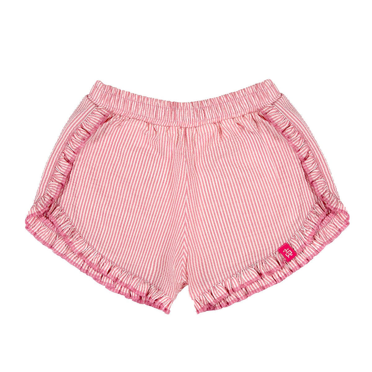 Happy Stripes Retro Shorts - Pink