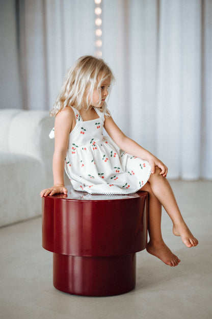 Ava Dress - Cherry