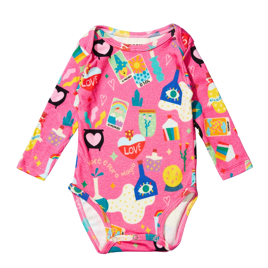 Long Sleeve Bodysuit - Magic