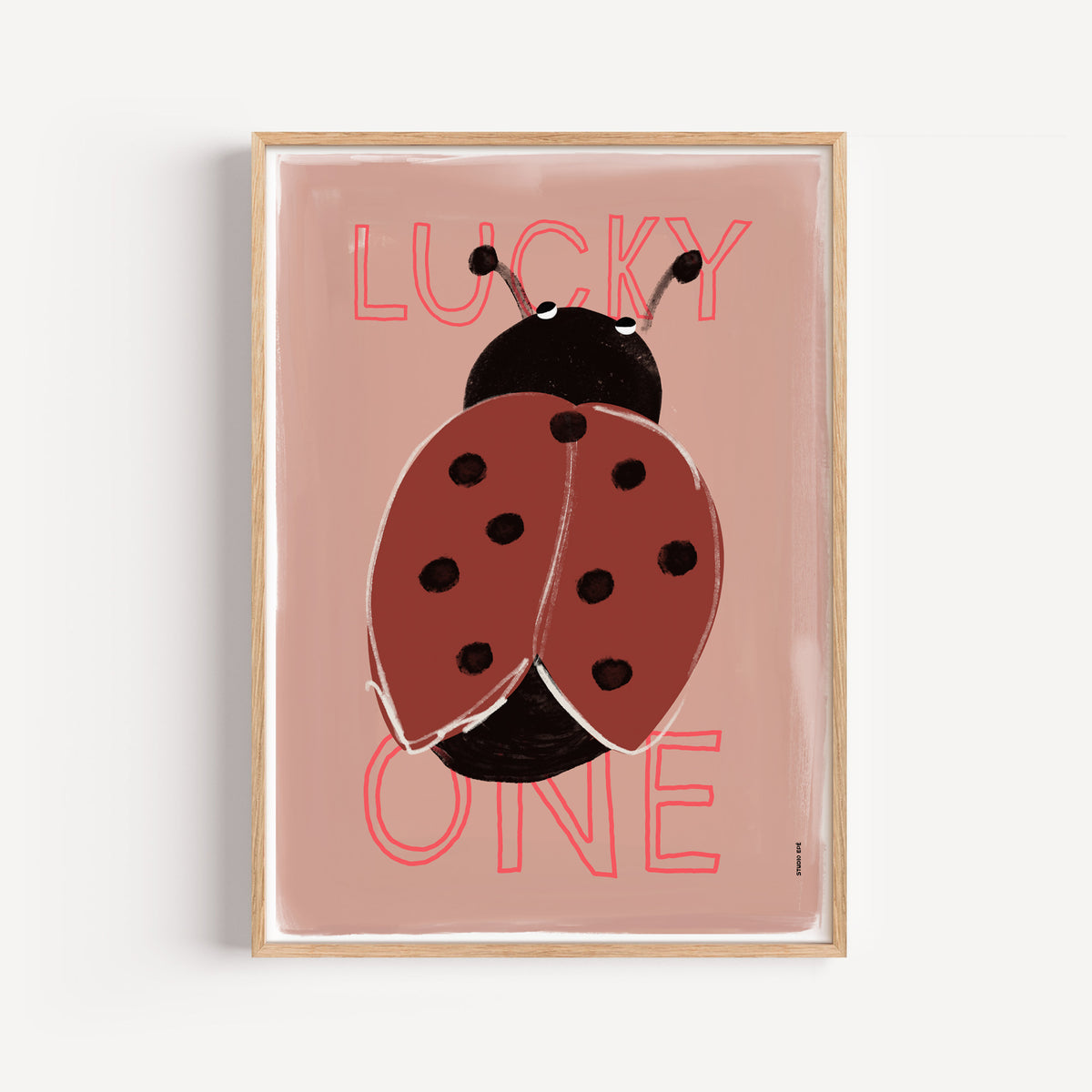 Poster - Ladybug (Brown)