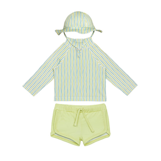 Lime Oasis Swimsuit Set