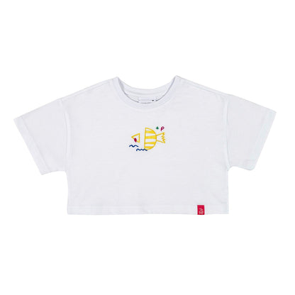 Line PineApple Crop T-Shirt