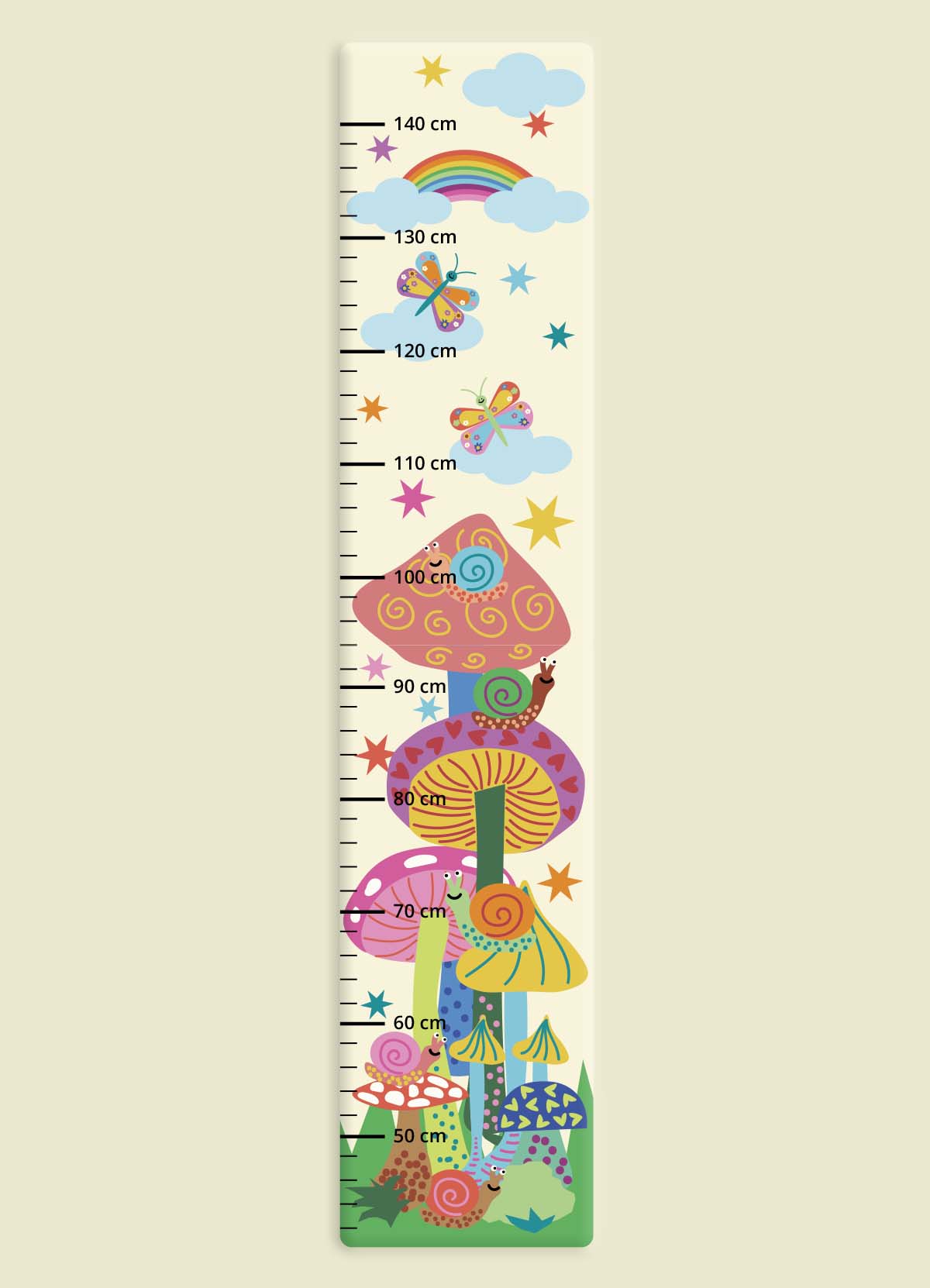 Growth Ruler - Mushroom Meadow