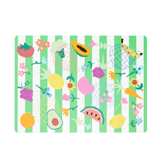 Placemat - Fruits & Veggies Green
