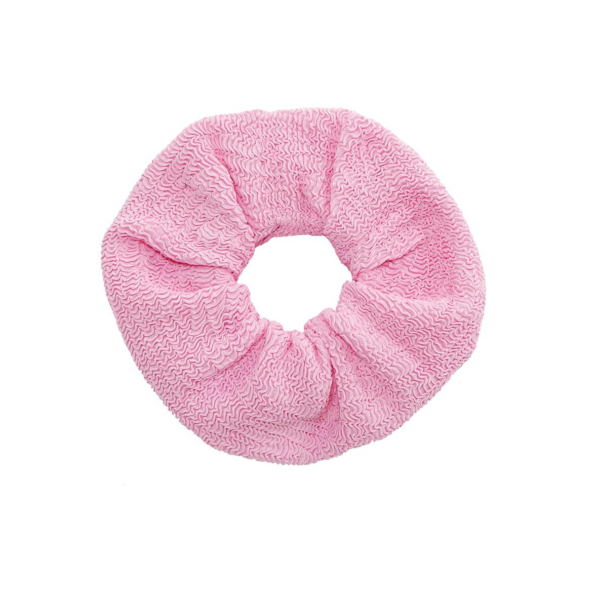 Crinckle Scrunchie - Pink Frosting