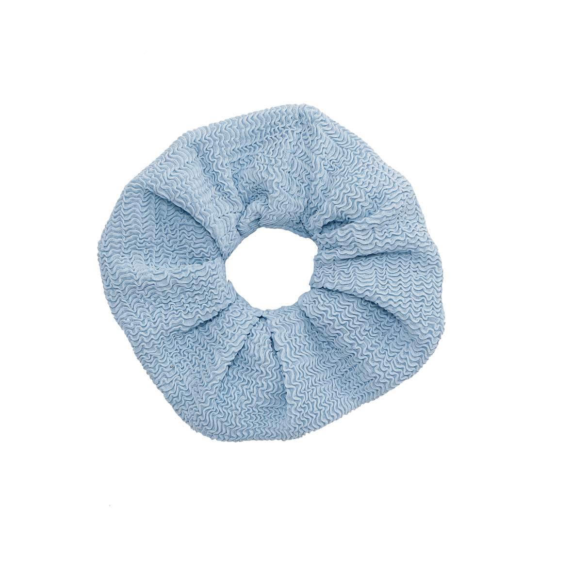 Crinkle Scrunchie - Pure Blue