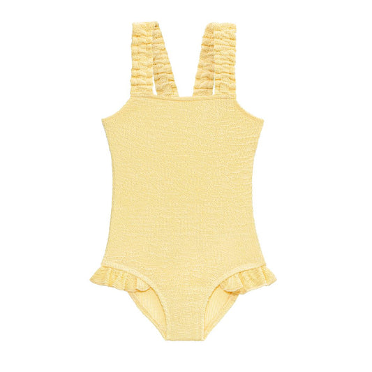 Smocked Swimsuit - Butter Yellow