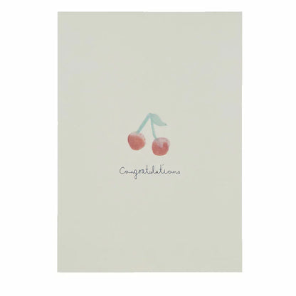 Congratulations Card - Cherries