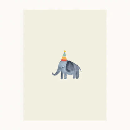 Greeting Card - Festive Elephant