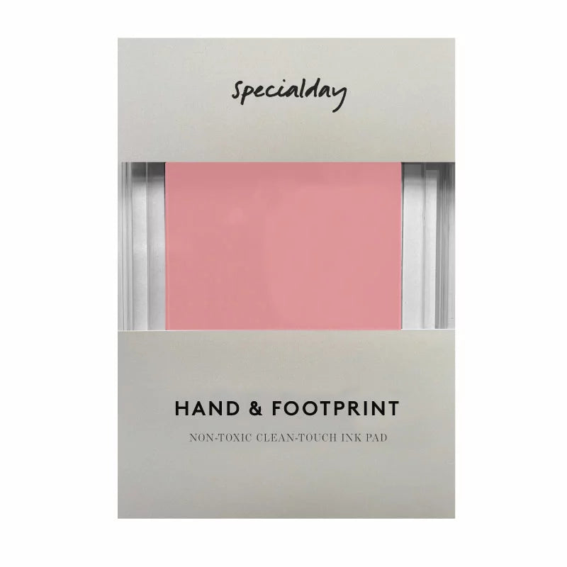 Hand and Footprint Clean Touch Ink Pad - Coral