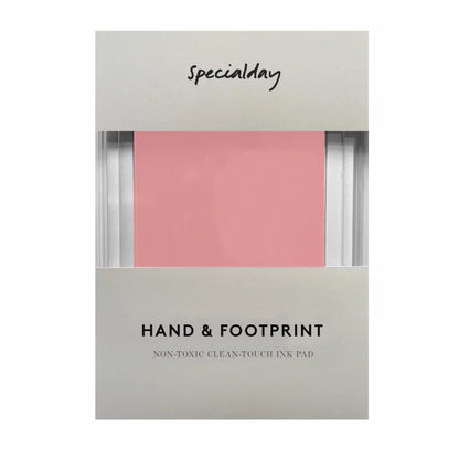 Hand and Footprint Clean Touch Ink Pad - Coral