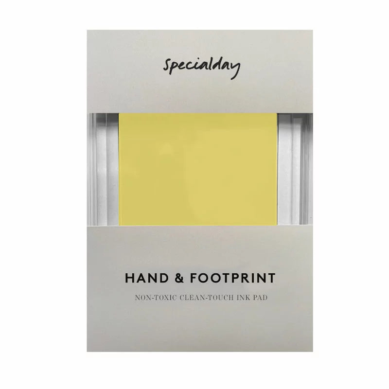 Hand and Footprint Clean Touch Ink Pad - Yellow