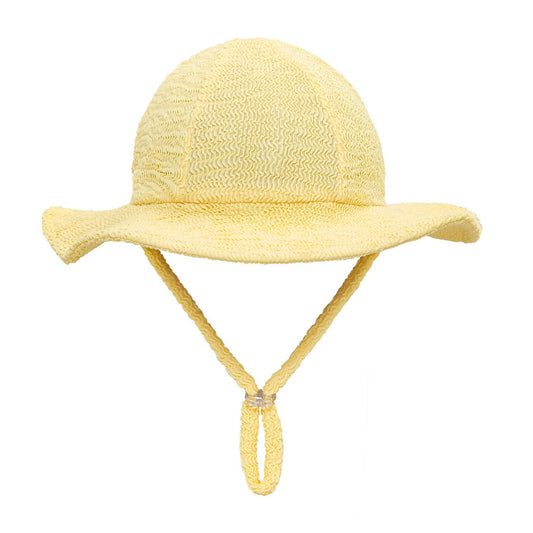 Crinkle Swim Hat - Butter Yellow