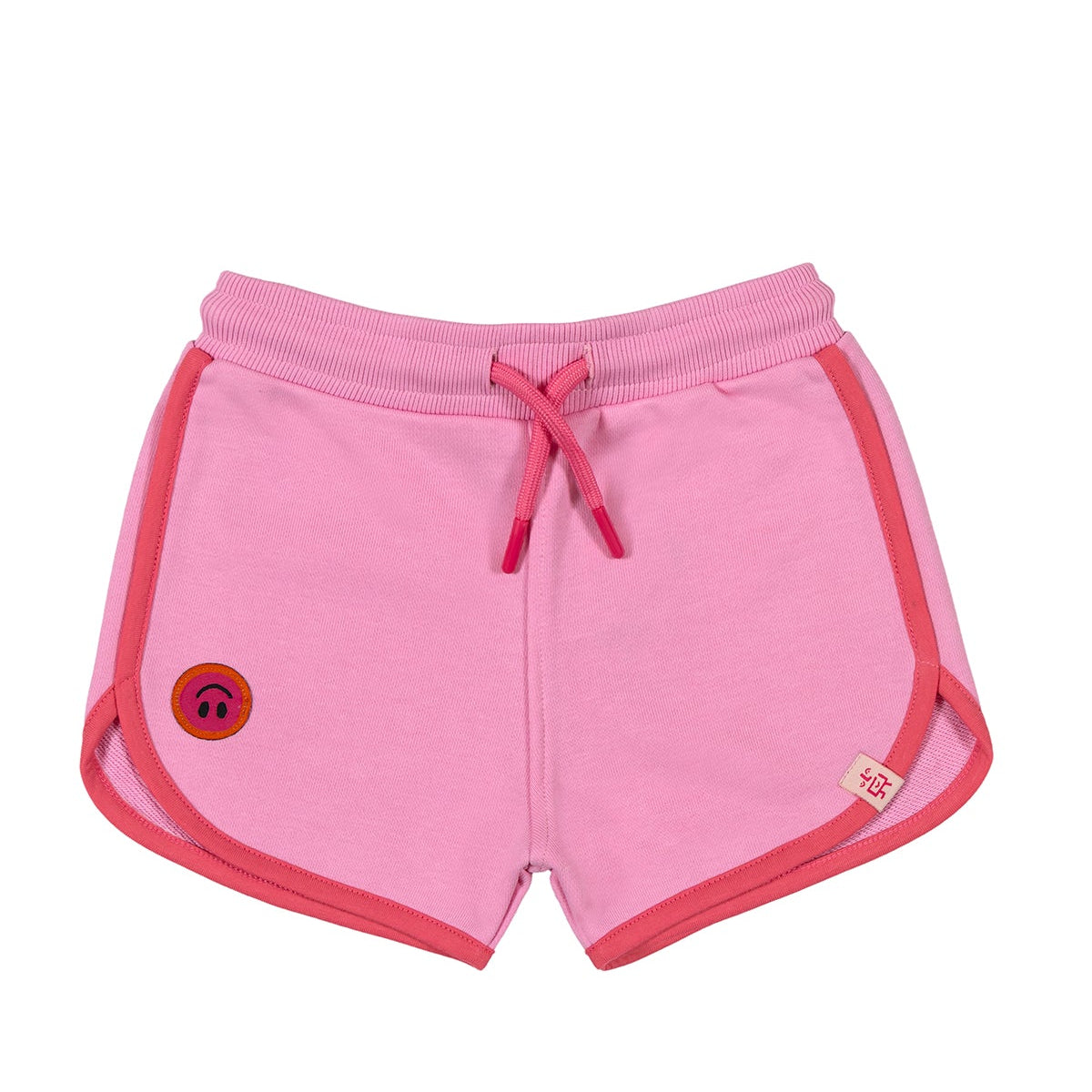 Retro Smiley Shorts - Pink