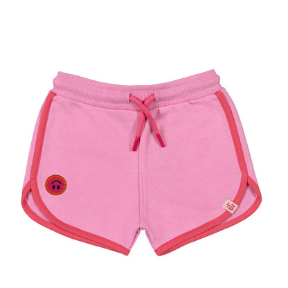 Retro Smiley Shorts - Pink