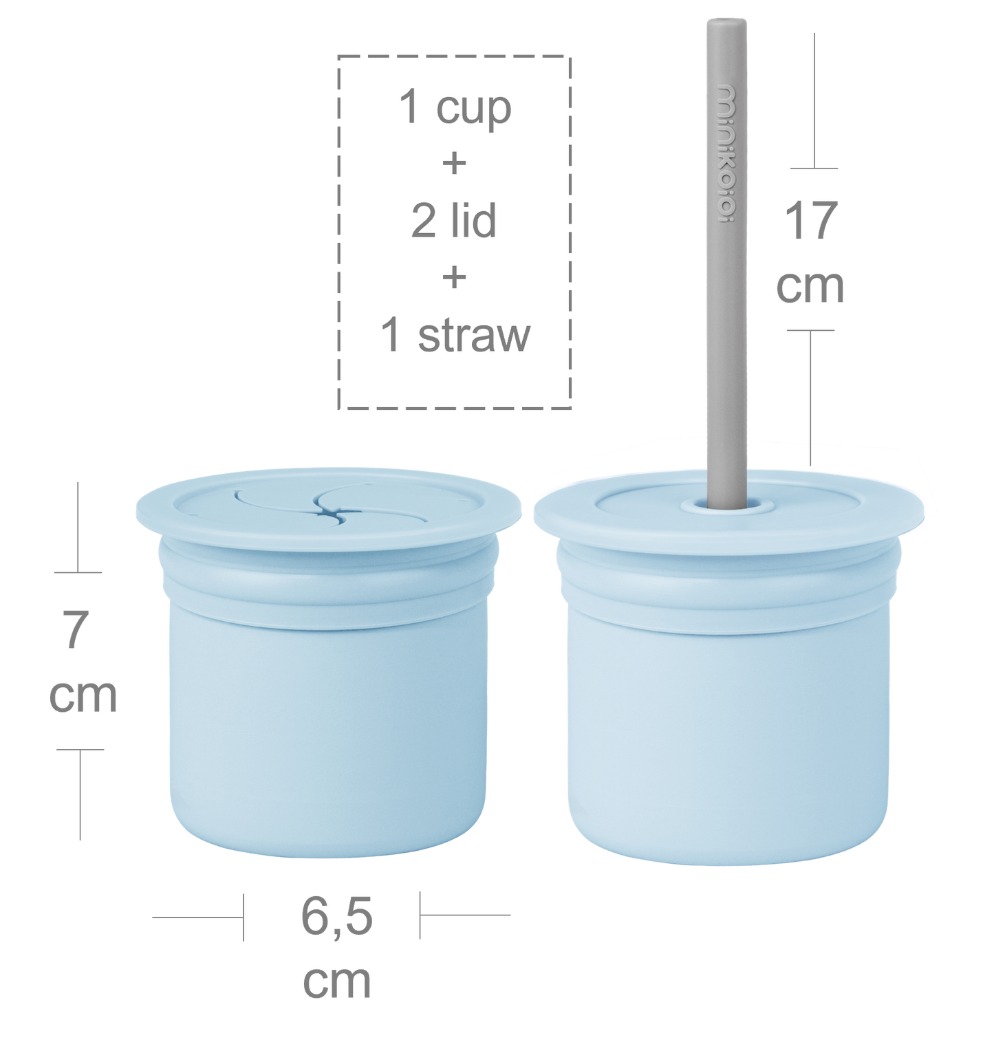 SIP + SNACK - Mineral Blue