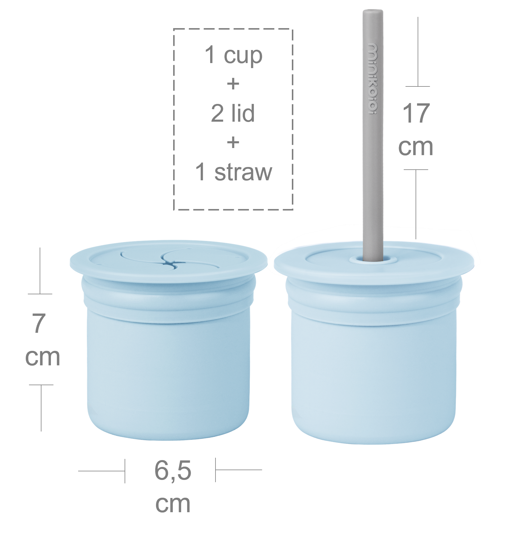 SIP + SNACK - Mineral Blue