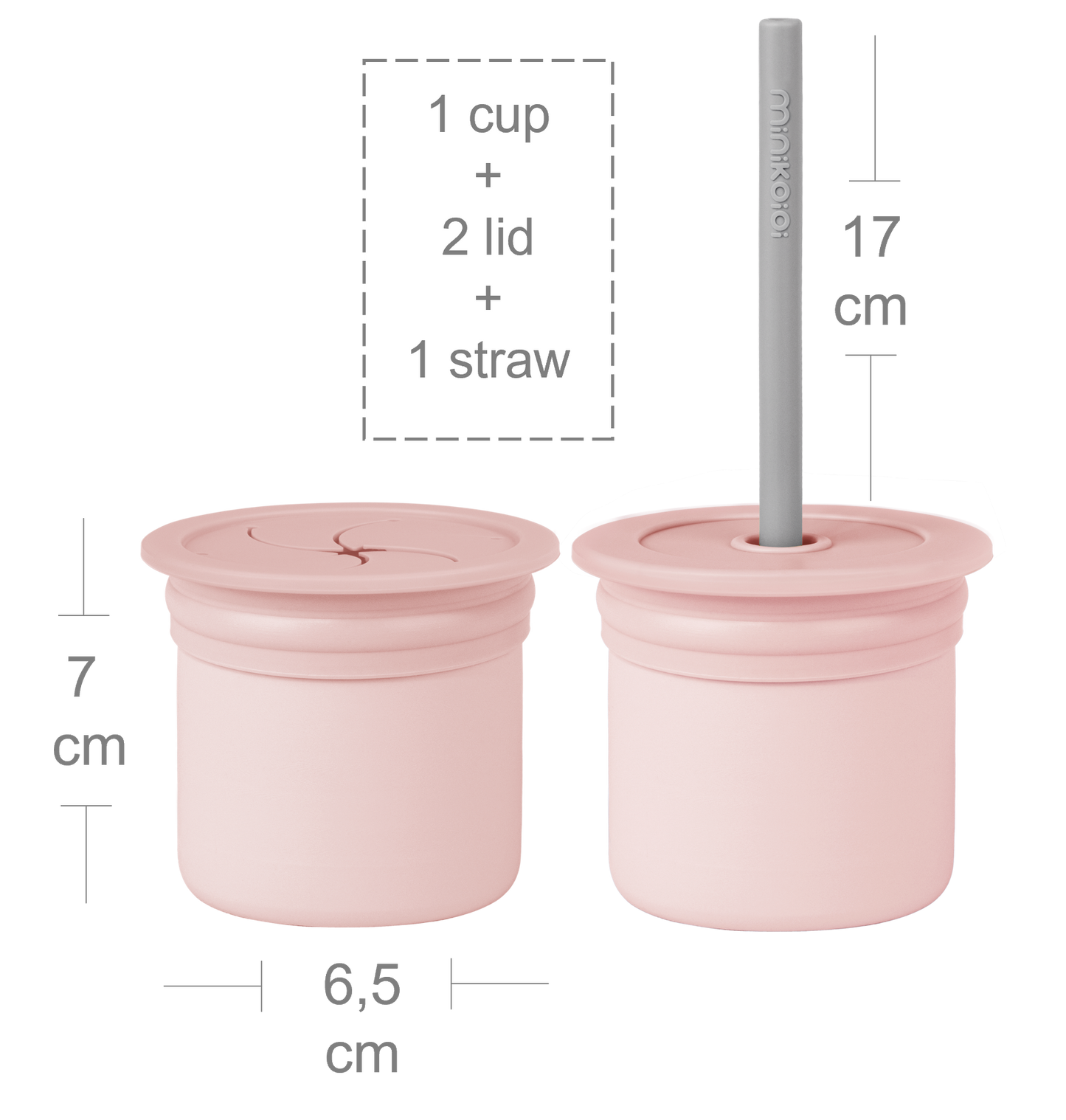 SIP + SNACK - Pinky Pink