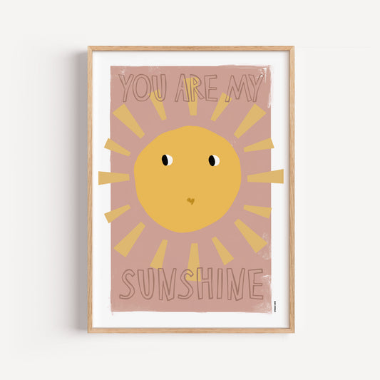 Poster - Sunshine (Brown)