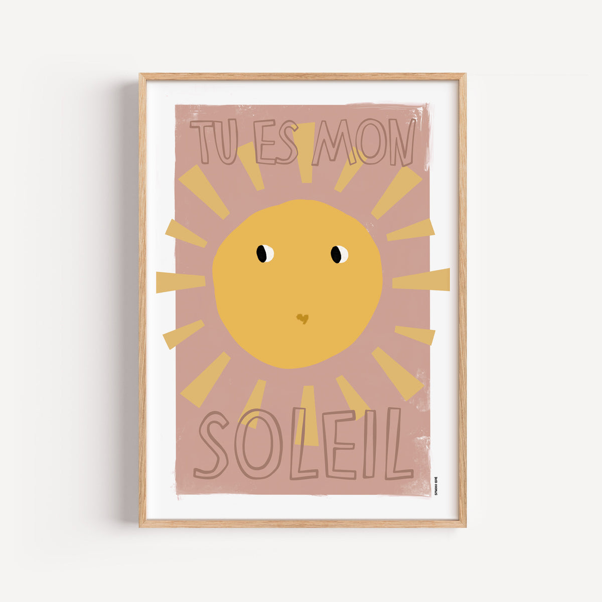 Poster - Soleil (Brown)