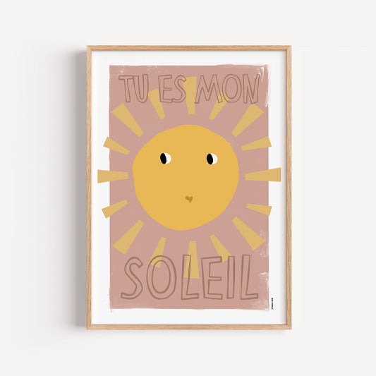 Poster - Soleil (Brown)