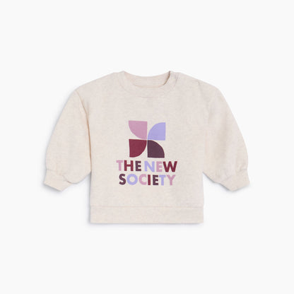 TNS Sweatshirt - Whisper White Melange