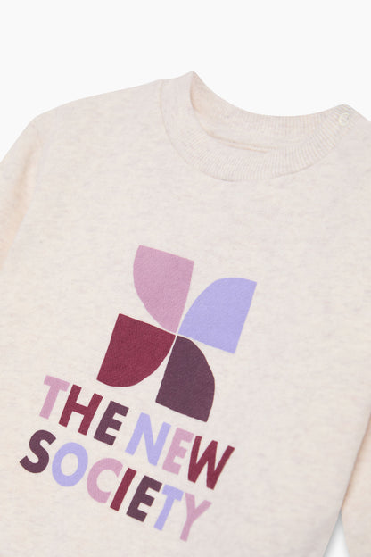 TNS Sweatshirt - Whisper White Melange