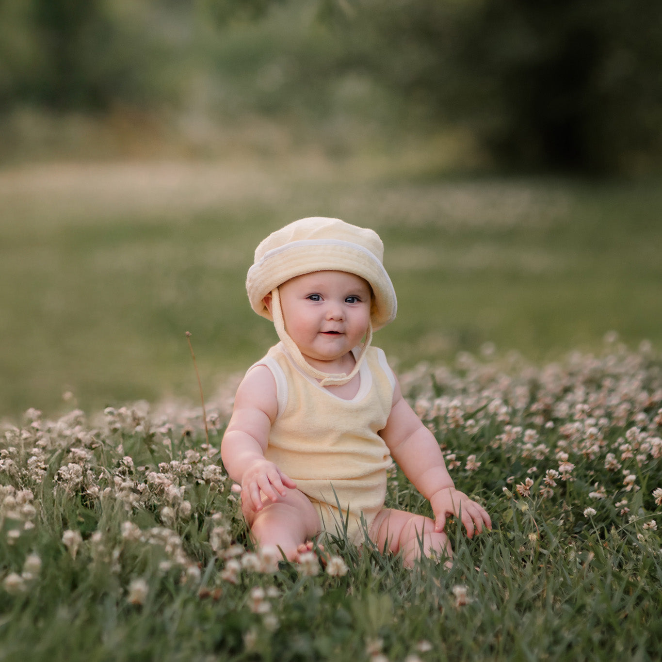Yellow Towel Bucket Hat