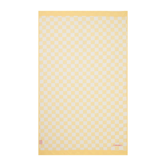 Vague Jaune - Beach Towel