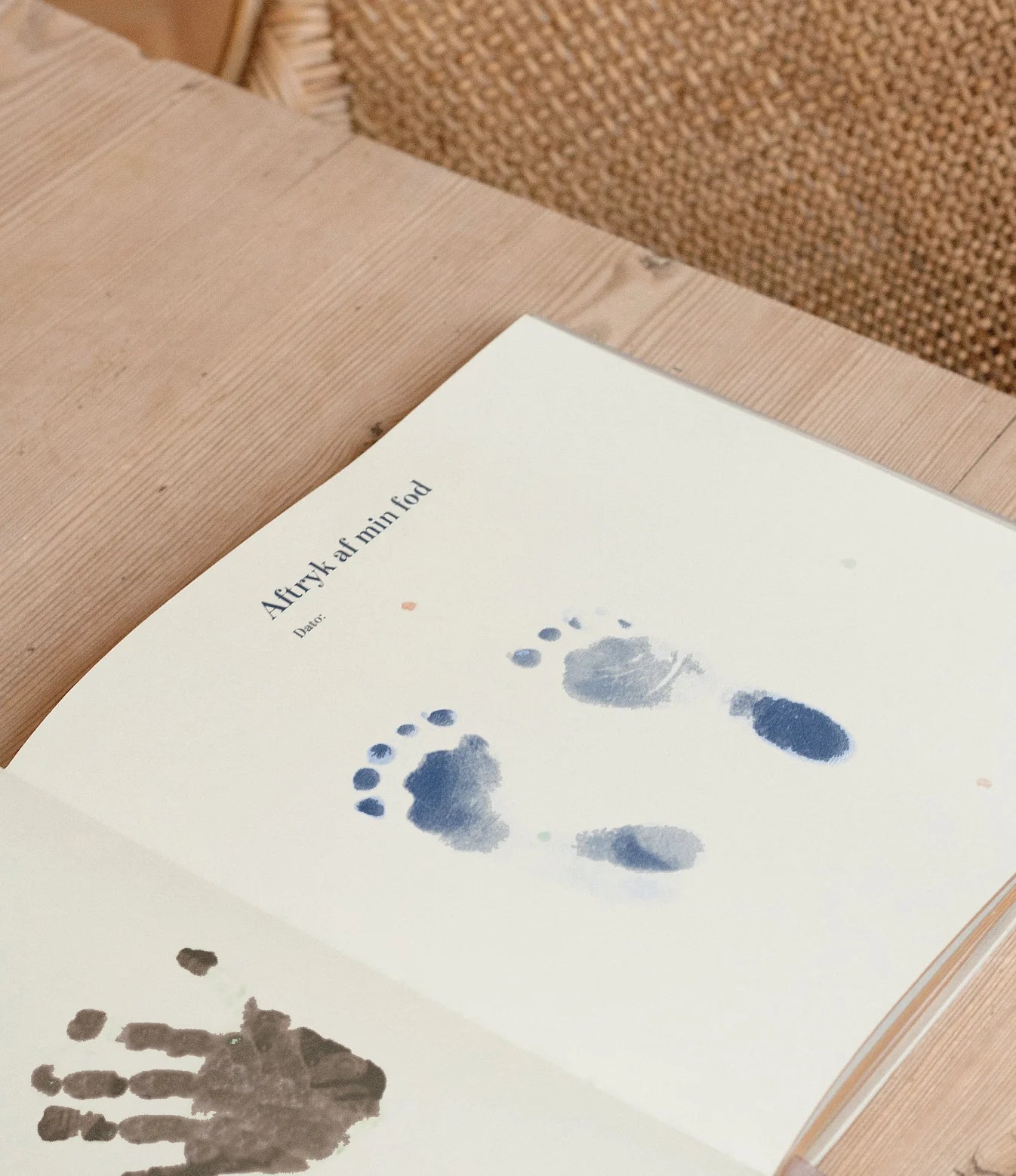 Hand and Footprint Kit -Navy by Specialday in Multi