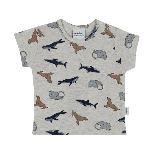 Fish and Fun Print T-Shirt