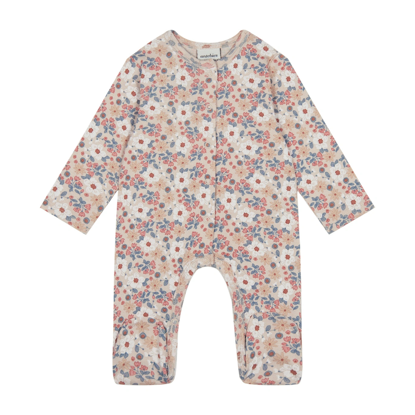 Summer Bouquet Footed Onesie