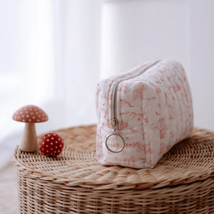 Toile De Jouy Pouch - Pink