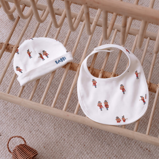 Little Soldiers Hat & Bib