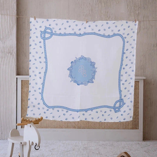 Seashell Muslin Swaddle