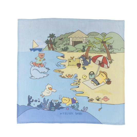 Beach Muslin Swaddle - Boy