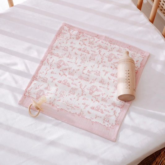 Toile De Jouy Cloth - Pink