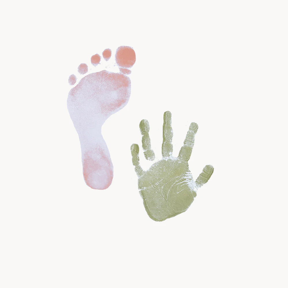 Hand and Footprint Clean Touch Ink Pad - Coral by Specialday in Multi