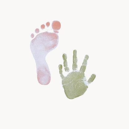 Hand and Footprint Clean Touch Ink Pad - Coral by Specialday in Multi