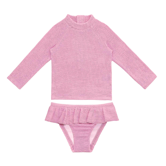 Sand Wave Crinkle Set - Pink Frosting