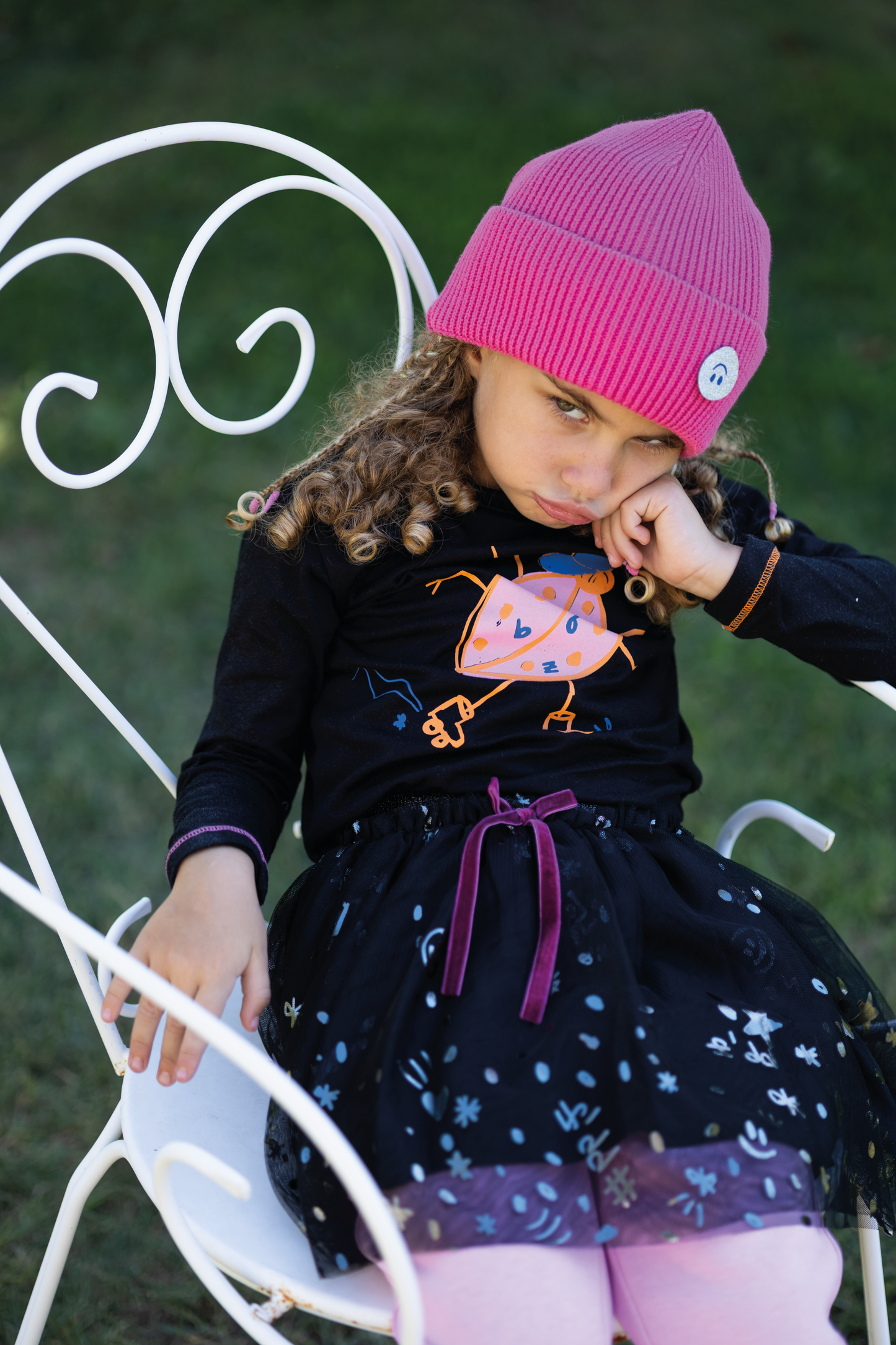 Pink Beetle Long Sleeve T-Shirt