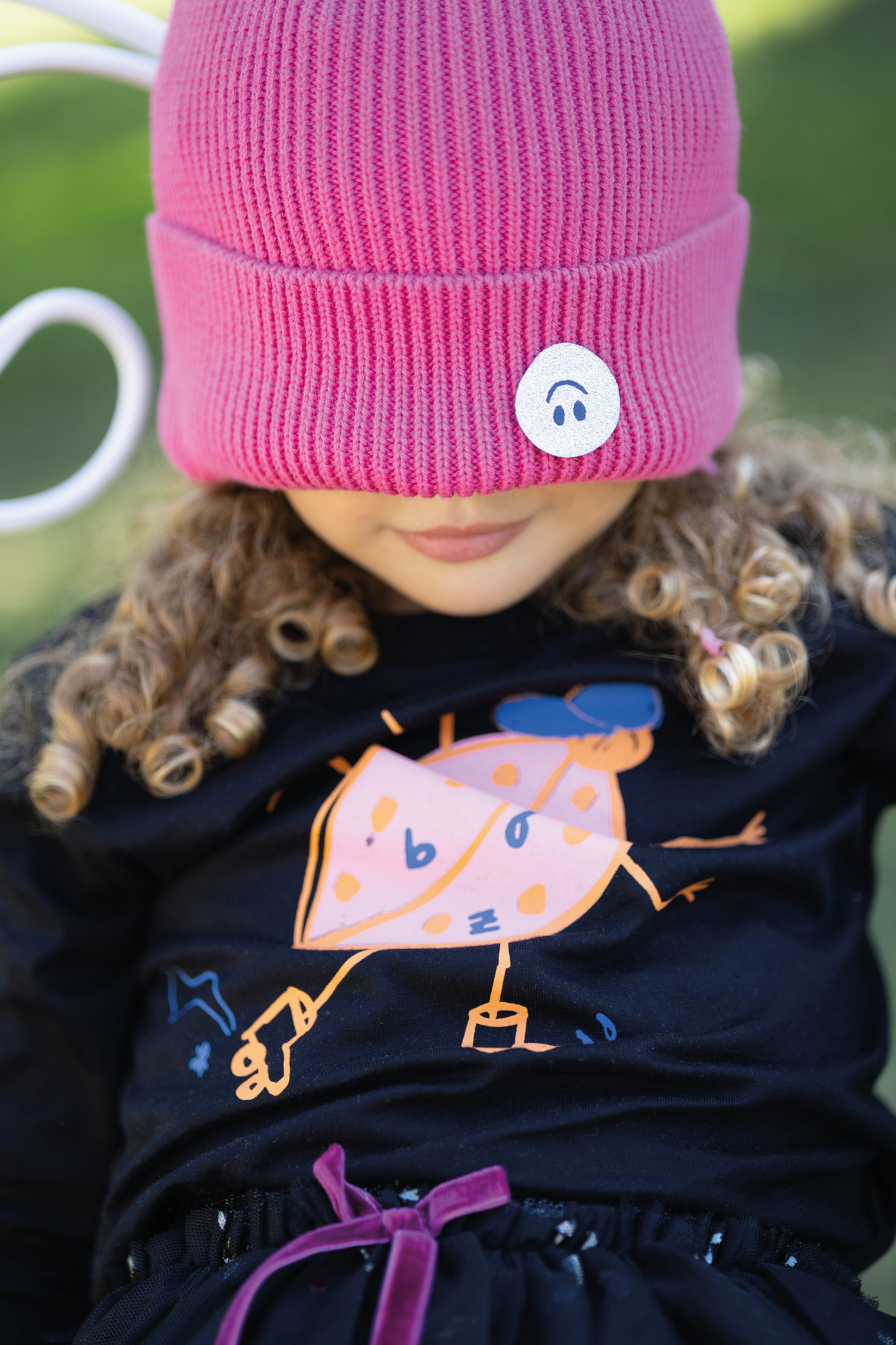 Pink Beetle Long Sleeve T-Shirt