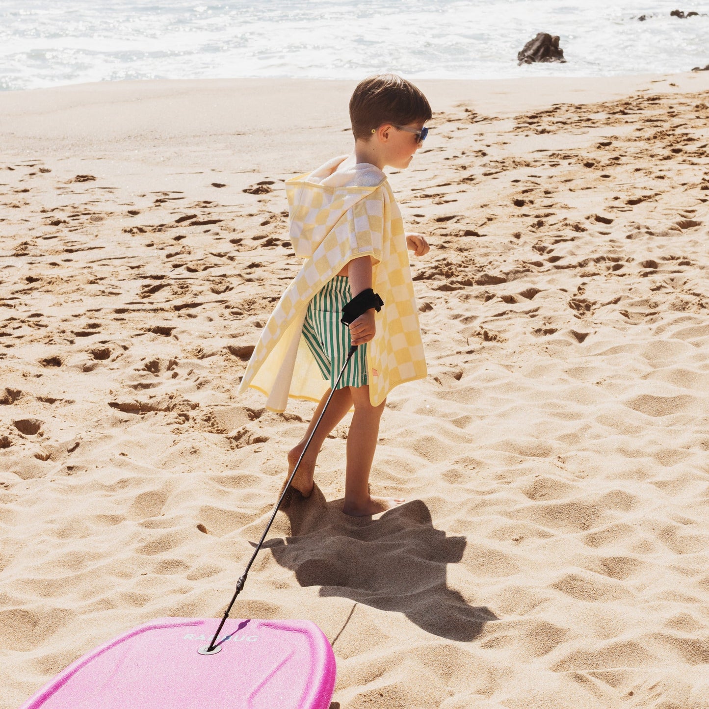 Vague Jaune - Beach Poncho