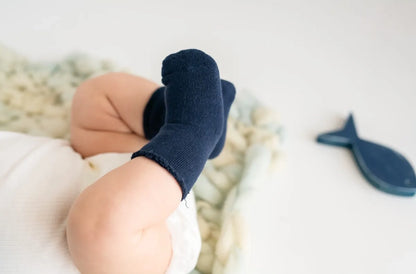 Terry Baby Socks - Blue