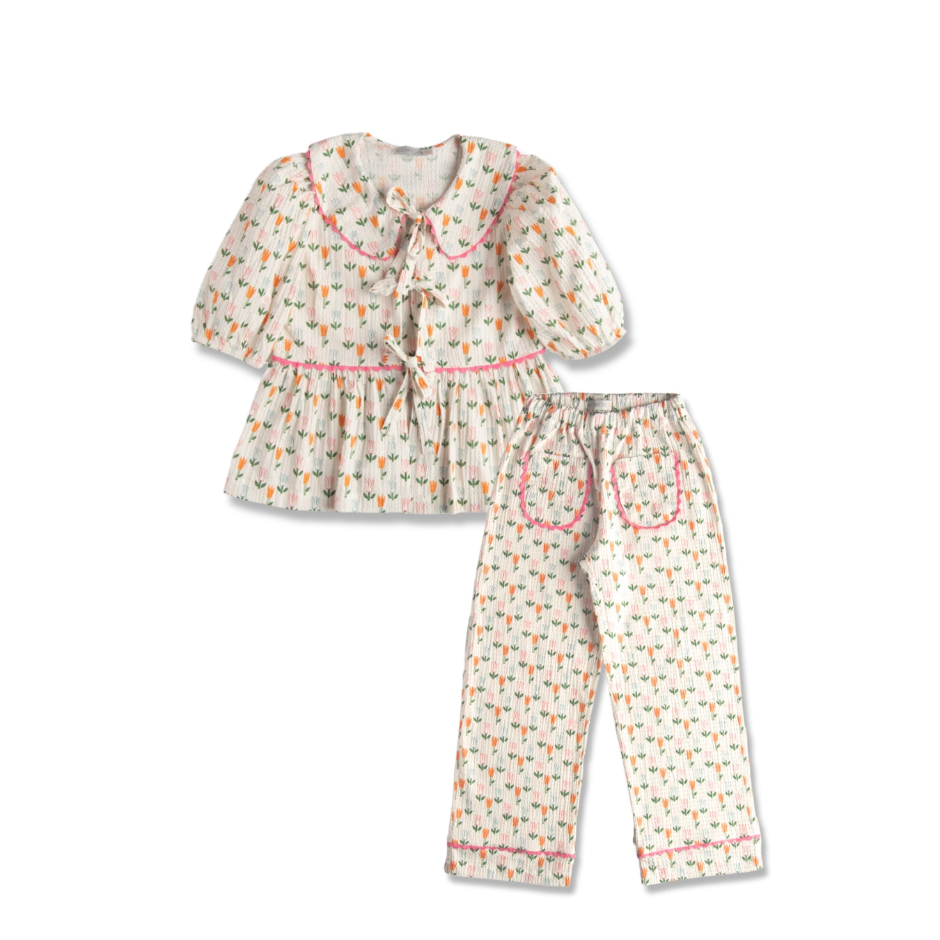Gaia Trousers Set - Tulip